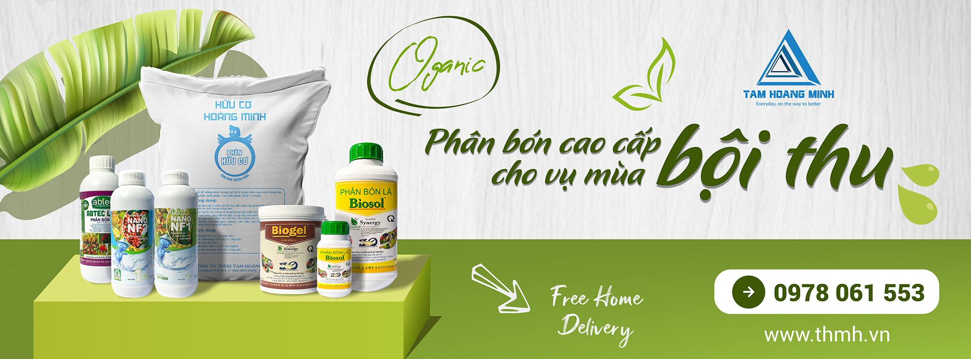 banner phân bón Tam Hoàng Minh