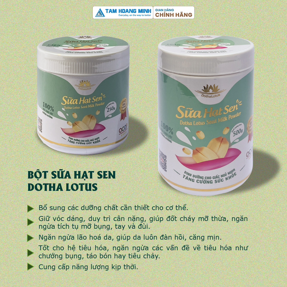 Bột Sữa Hạt Sen Dotha Lotus