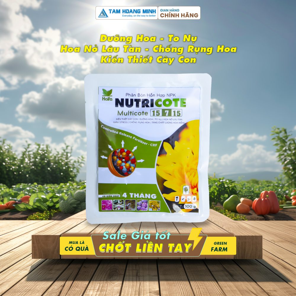 Phân bón hỗn hợp NPK NUTRICOTE