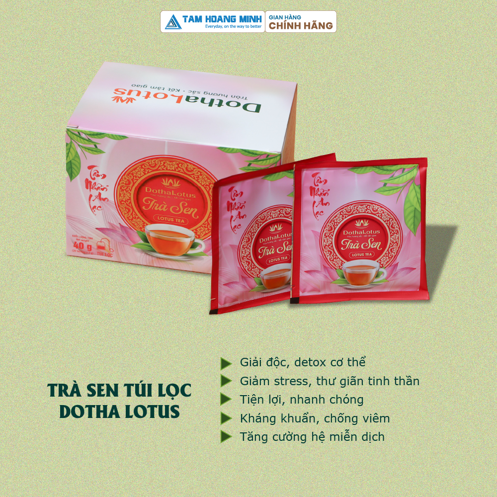 Hộp Trà Sen Túi Lọc Dotha Lotus 40g